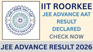 JEE ADVANCE RESULT 2026