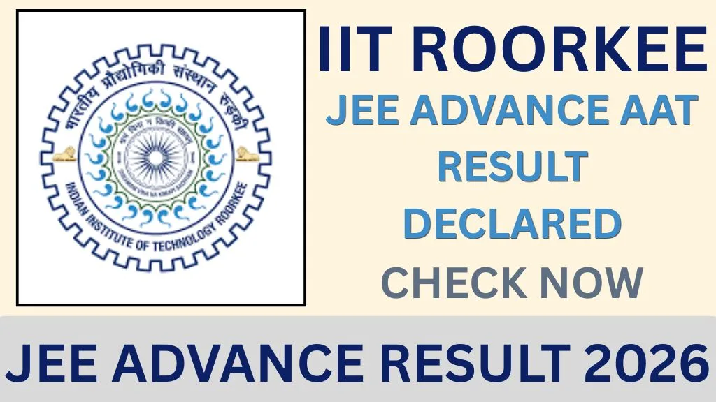 JEE ADVANCE RESULT 2026