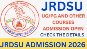 JRDSU ADMISSION 2026