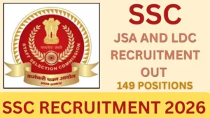 SSC RECRUITMENT 2026